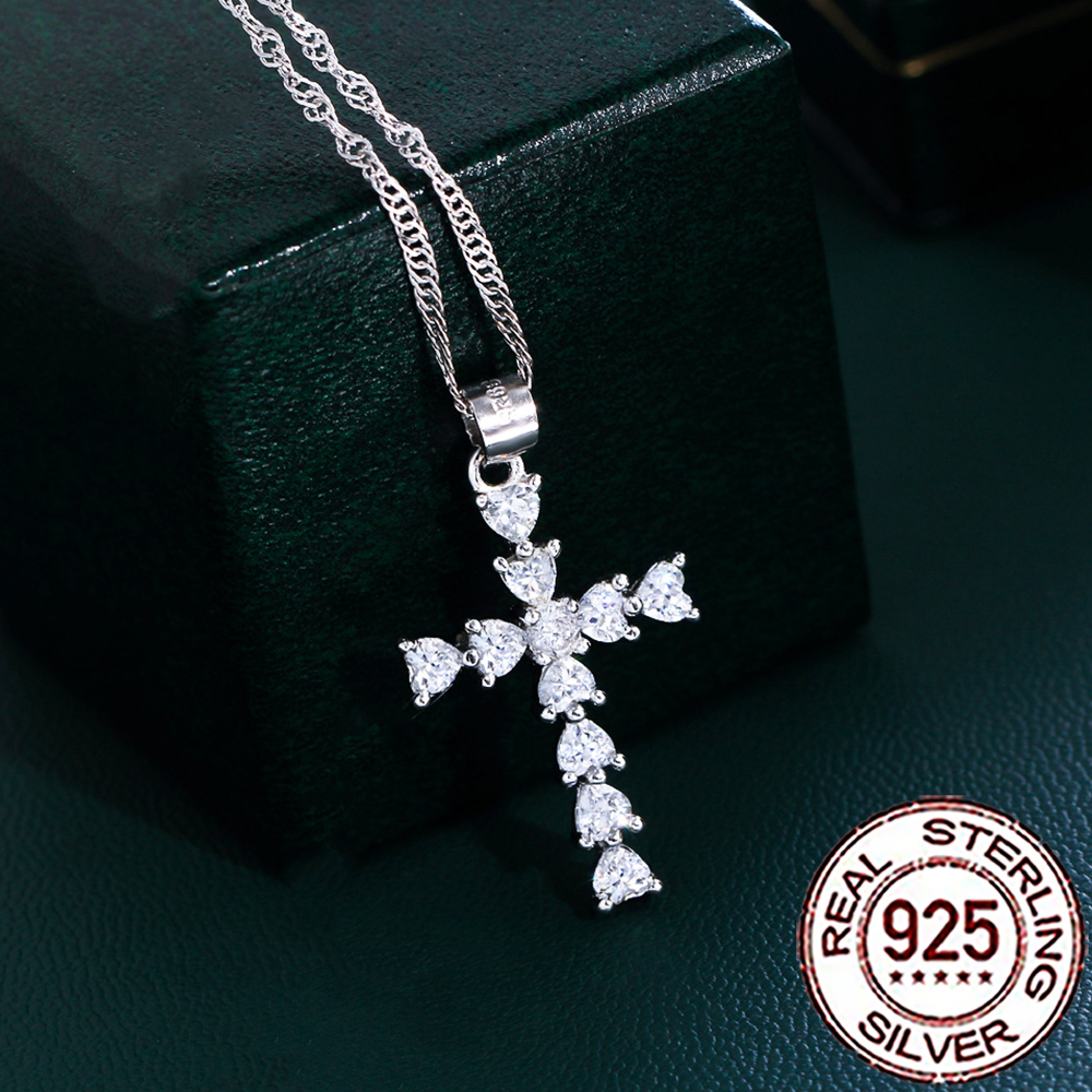 Xcm Chain - CWWZircons 925 Ayar Gümüş Parlak Kalp