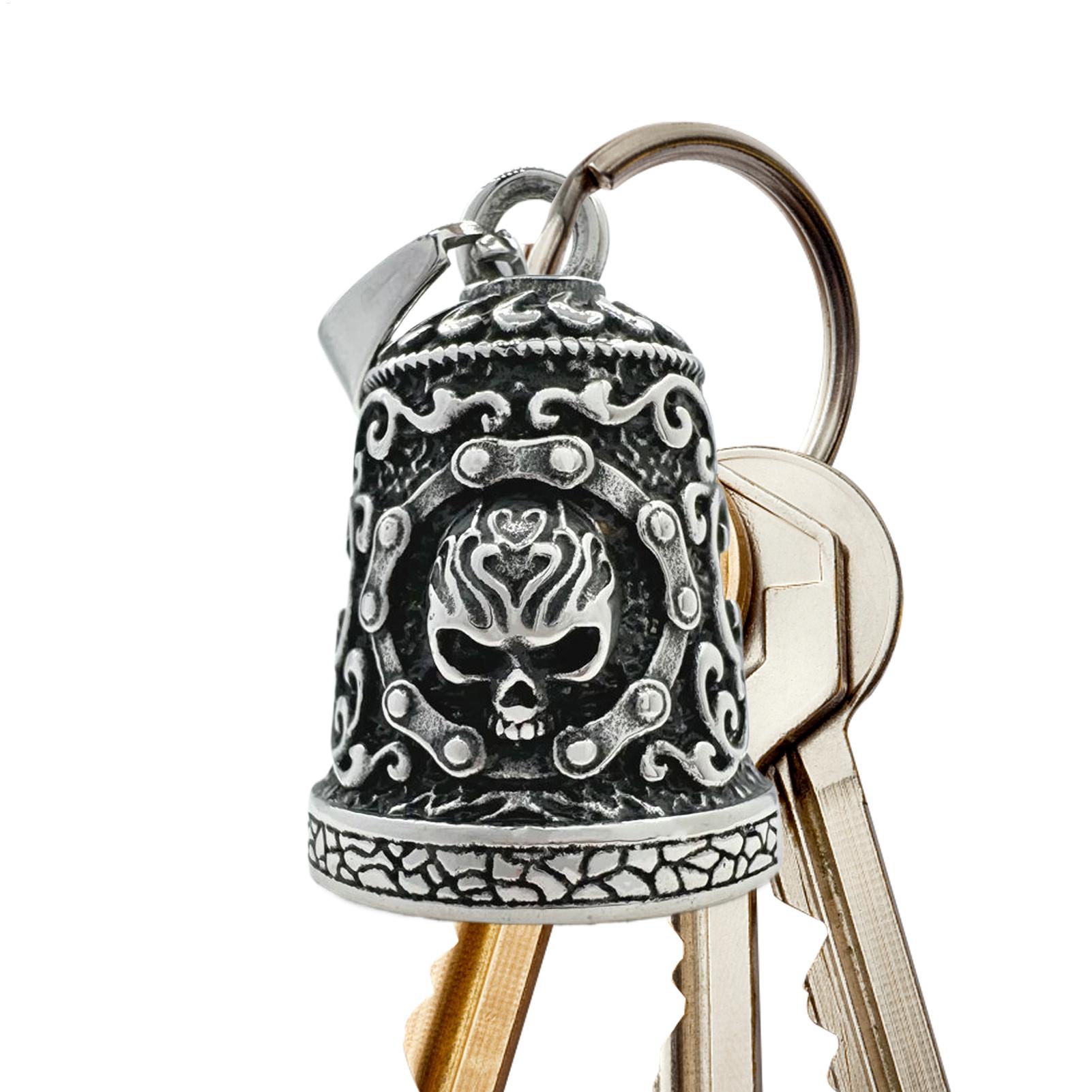 Motorcycle Chain - Kafatası çanı Charm motosiklet çanları dekor