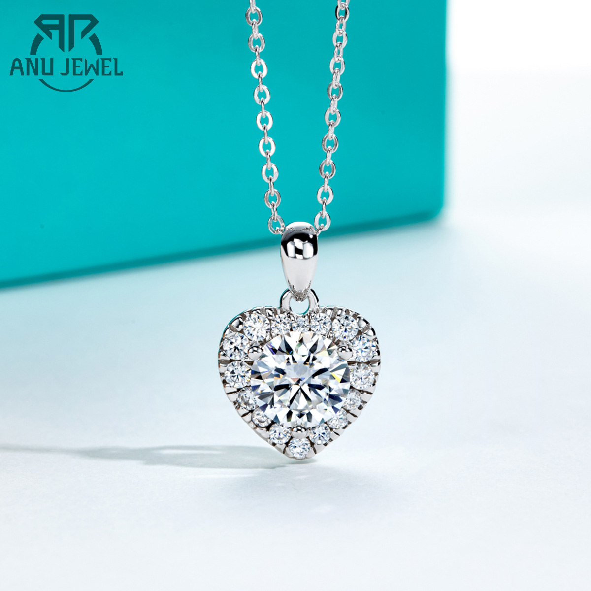Ansi Chain - AnuJewel 2ct D renk Moissanite elmas