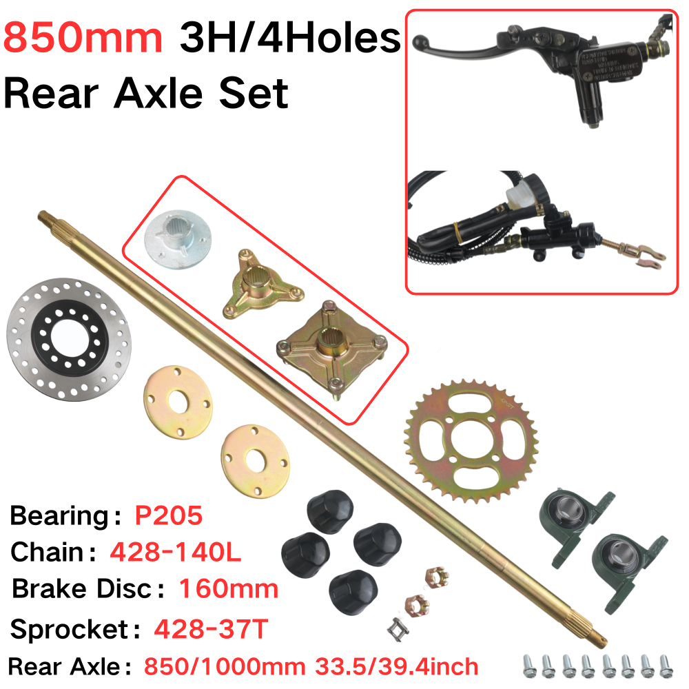 850mm Arka Aks Komple Seti 428 - Sprocket Chain incelemesi ve fiyatı
