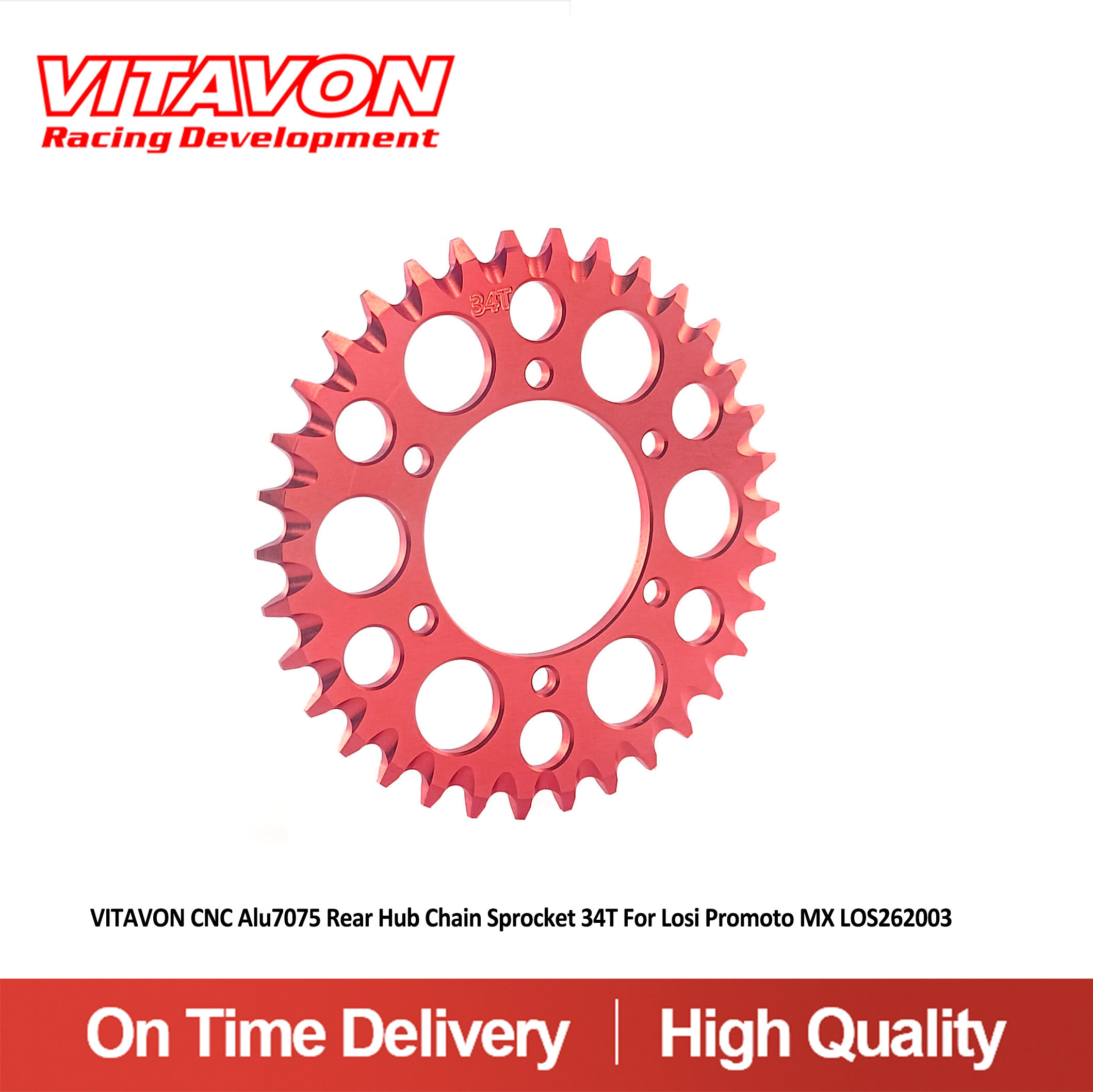VITAVON CNC Alu7075 Arka Göbek - Chain Sprocket Set incelemesi ve fiyatı