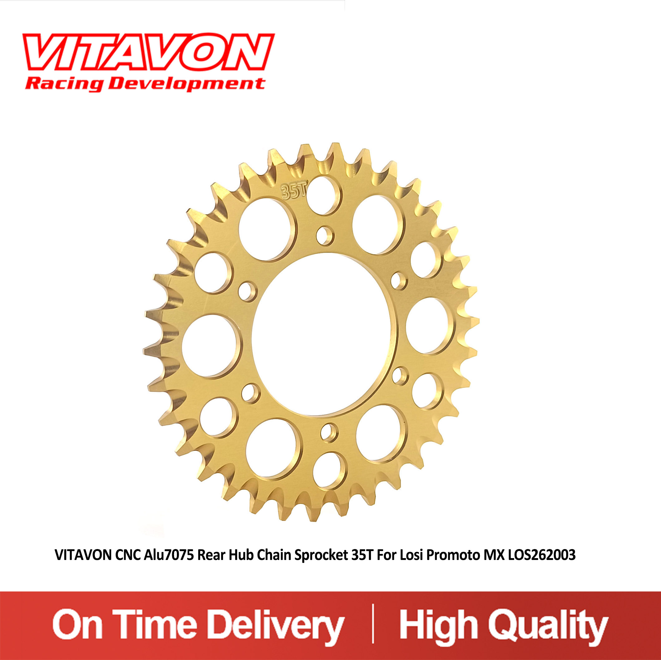 VITAVON CNC Alu7075 Arka Göbek - Chain Sprocket Set incelemesi ve fiyatı