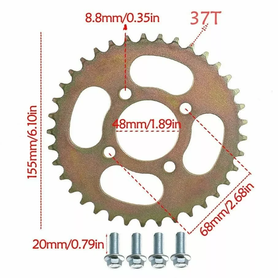 TDPRO 32 ''Go Kart arka aks/41 - 428 Chain incelemesi ve fiyatı