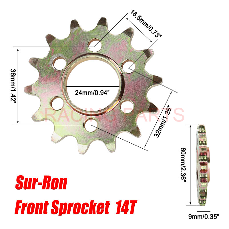 Motosiklet Aksesuarı 14 T Ön Z - Xcm Chain incelemesi ve fiyatı